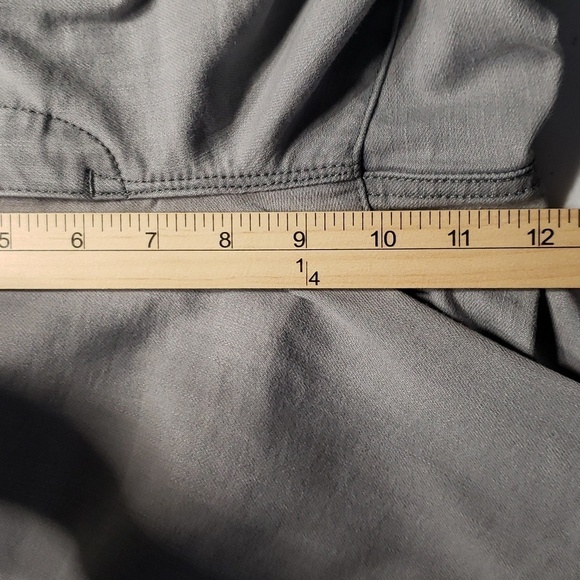 Athleta Women Sculptek Skinny Jeans 12 Gray Denim Cropped Stretchy Athleisure - Picture 14 of 15